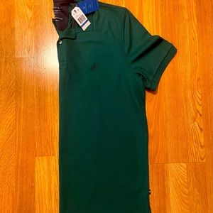 Nautica XL tidal green performance polo